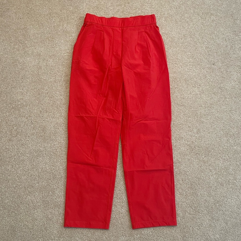 NWOT Lululemon Red Straight Leg Trousers/Pants